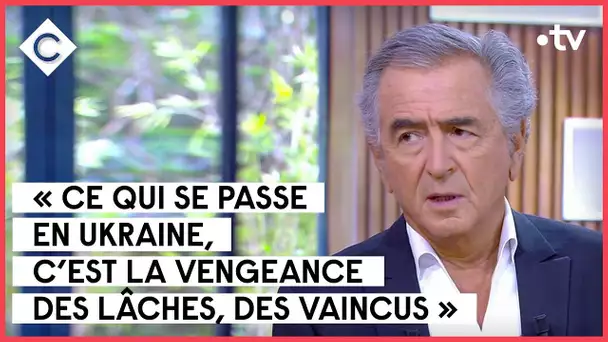 Bernard-Henri Levy, Jean-Philippe Derosier, Sylvie Topaloff - C à vous - 14/04/2022