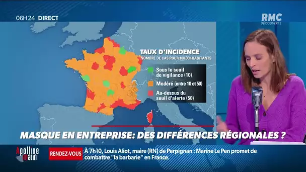 Masques en entreprises: les règles varient-elles en fonction des régions ?