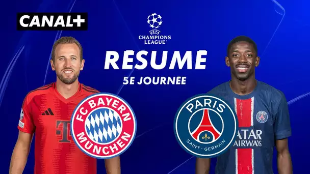 Le résumé de Bayern Munich / PSG - Ligue des champions 2024-25 (J5)