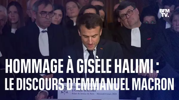 Hommage national à Gisèle Halimi: l'intégralité du discours d'Emmanuel Macron