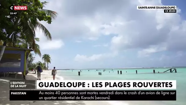 Guadeloupe : les plages rouvertes