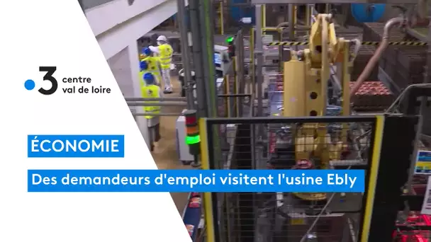 Marboué : des demandeurs d'emploi visitent l'usine Ebly