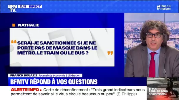 Sera-t-on sanctionné si l'on ne porte pas de masque dans les transports? BFMTV répond aux questions