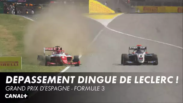 Arthur Leclerc double Correa dans l'herbe ! - Grand Prix d'Espagne - F3