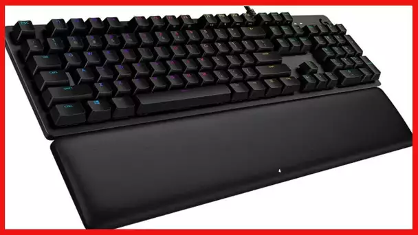 Logitech G513 Carbon LIGHTSYNC RGB Mechanical Gaming Keyboard with GX Blue Switches - Clicky