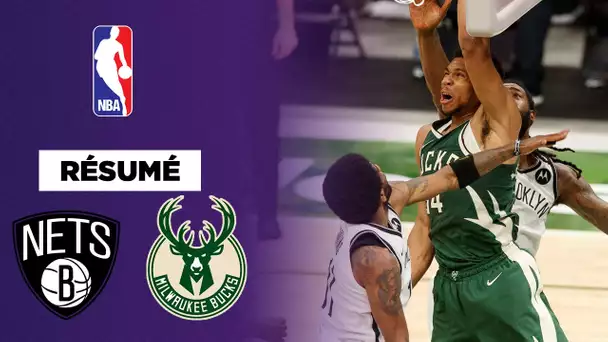 Résumé NBA VF : Un Giannis en feu et un choc au sommet entre Bucks et Nets !