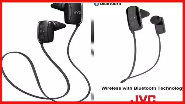 JVC HAF250BTB in-Ear Headphone, Bluetooth, Gumy - Black