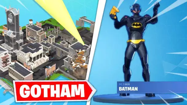 NOUVEAUTES BATMAN SUR FORTNITE (THEME, ARMES, GOTHAM CITY) + FUSEE BIENTOT FINI !