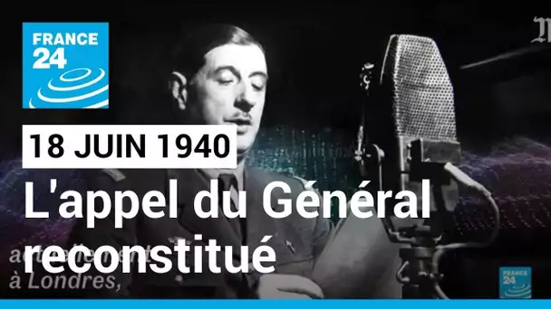 L'appel du 18 juin 1940 reconstitué : la voix du Général de Gaulle recréée par "voice cloning"