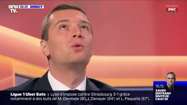 Jordan Bardella : "Marine Le Pen est donnée au second tour dans toutes les études d'opinions"