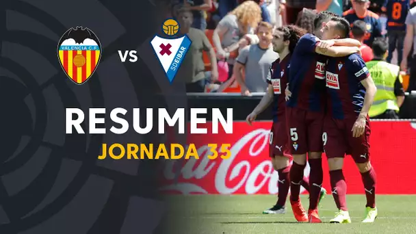 Resumen de Valencia CF vs SD Eibar (0-1)