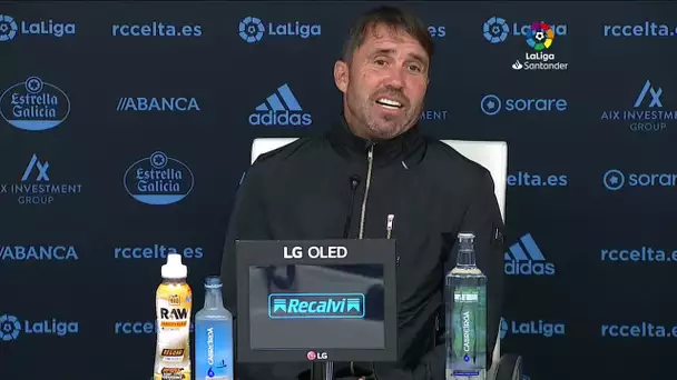 Rueda de prensa RC Celta vs RCD Espanyol de Barcelona