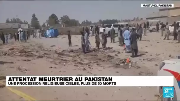 Pakistan : de nombreux morts dans un attentat suicide contre une mosquer • FRANCE 24