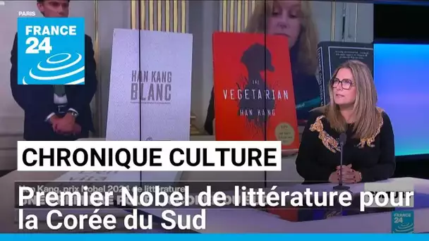 L’autrice Han Kang offre le premier Nobel de littérature à la Corée du Sud • FRANCE 24