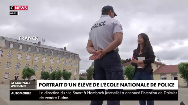 Franck, un élève de l'école nationale de Police