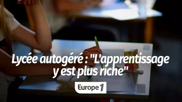 Ysé, 17 ans, élève d'un lycée autogéré : "L'apprentissage y est beaucoup plus riche"