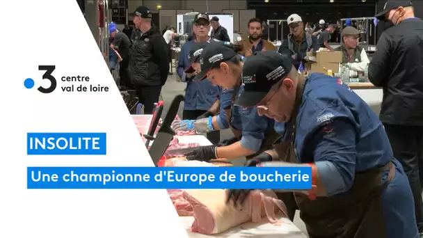 Touraine : Stéphanie nommée championne d'Europe de boucherie à Bléré