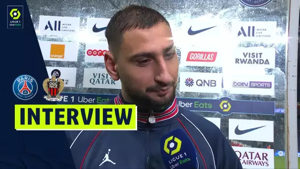 Interview de fin de match : PARIS SAINT-GERMAIN - OGC NICE (0-0)  / 2021/2022