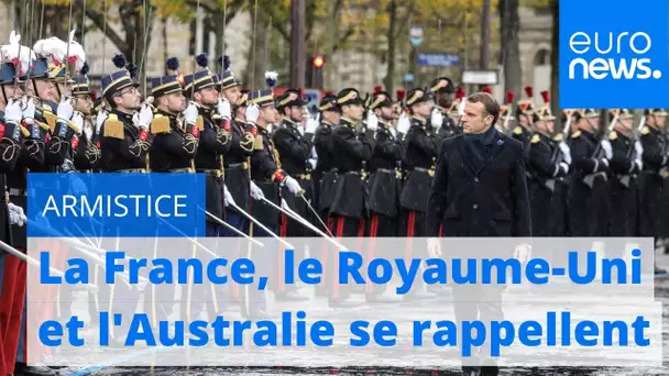La France, le Royaume-Uni et l'Australie commémorent le 11 novembre