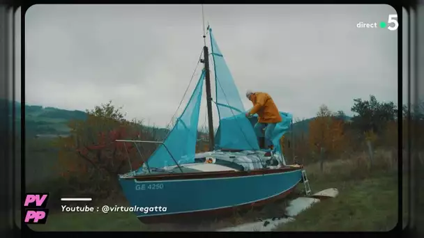 Ce retraité fait le Vendée Globe… depuis son jardin ! - PVPP de Mohamed Bouhafsi - C à vous