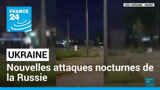 Nouvelles attaques nocturnes sur Kiev et d'autres villes d'Ukraine • FRANCE 24