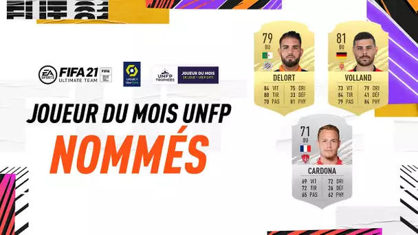 Delort, Cardona et Volland sont les 3 nommés pour le Trophée UNFP du Joueur du Mois de Novembre !