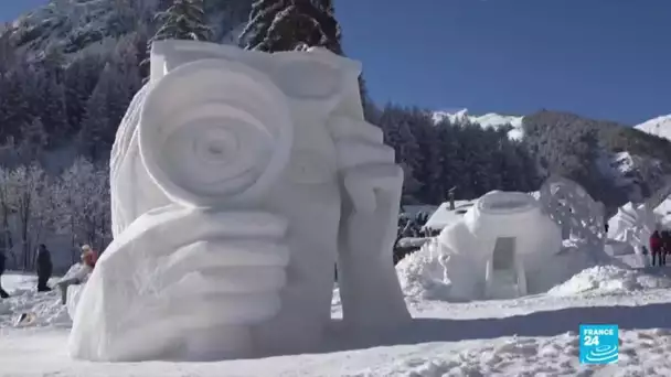 Sculpture sur neige en France : 38e édition à Valloire en Savoie