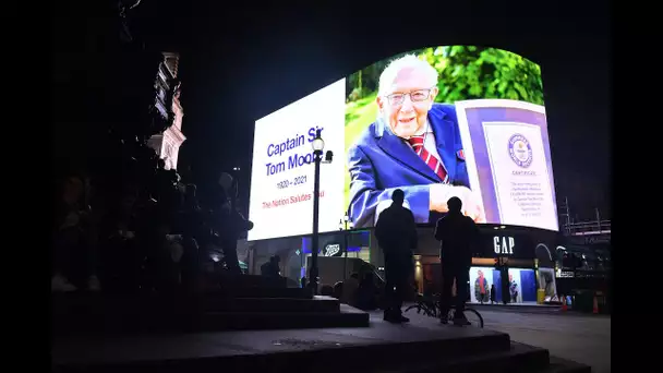 Covid-19: l’Angleterre rend hommage à son «Captain Tom» décédé à 100 ans