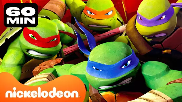 Les Tortues Ninja | 60 MINUTES des meilleurs moments de la saison 4 de TMNT ! 👊  | Nickelodeon