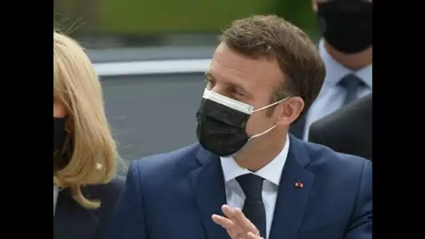 PHOTOS – Brigitte et Emmanuel Macron élégants et amoureux pour aller voter au Touquet