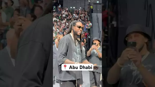 The stars pulled up to #NBAinAbuDhabi! 🤩 | #Shorts