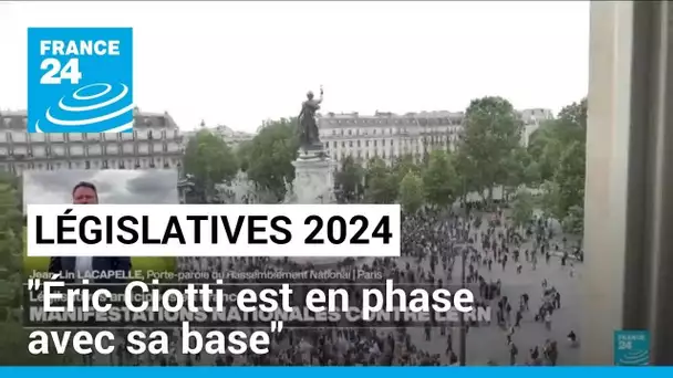 Jean-Lin Lacapelle : "On n'est pas obligés d'être alignés sur la même ligne politique"