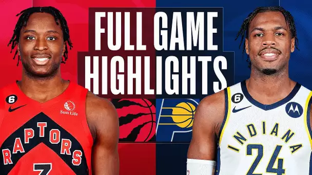 RAPTORS at PACERS | NBA FULL GAME HIGHLIGHTS | November 12, 2022