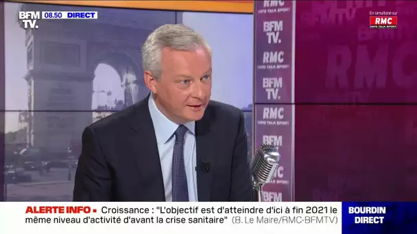 Bruno Le Maire répond aux questions de Jean-Jacques Bourdin