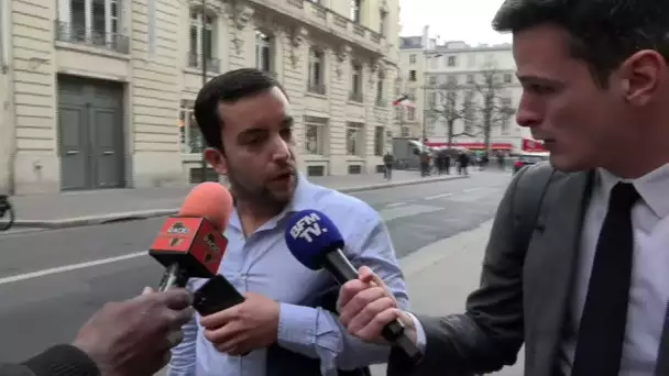 "J'en ai rien à foutre":  le député RN Jean-Philippe Tanguy invectivé à son arrivée à l'Assemblée