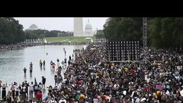 57 ans après le discours de Martin Luther King, une marche antiraciste à Washington