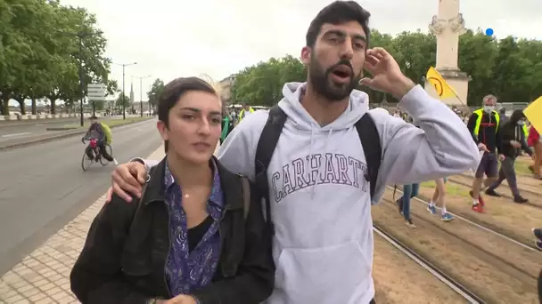 Des centaines de personnes ont marché contre les violences policières à Bordeaux ce samedi