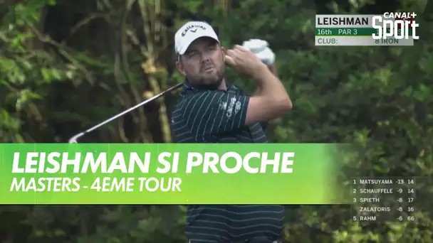 Leishman frôle le trou en un