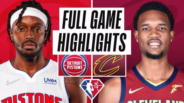 PISTONS at CAVALIERS | FULL GAME HIGHLIGHTS | November 12, 2021