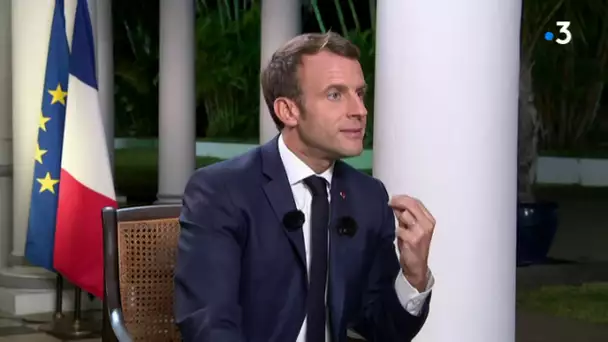 Interview E.Macron Réunion 1ère