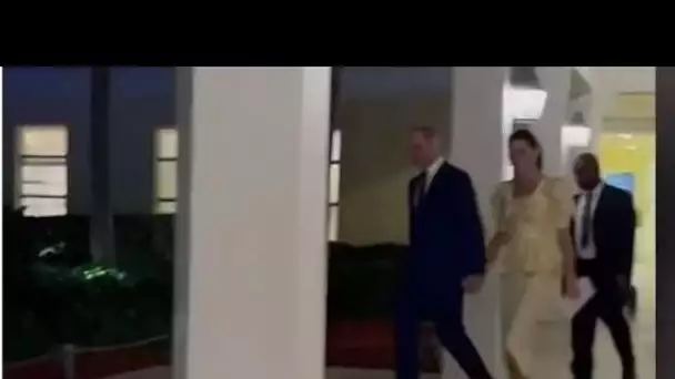 Kate et le prince William déclenchent une frénésie royale alors que le couple est pris dans un rare