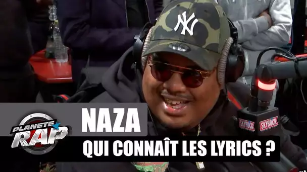 Naza - Qui connaît les lyrics ? avec Gradur & Keblack #PlanèteRap