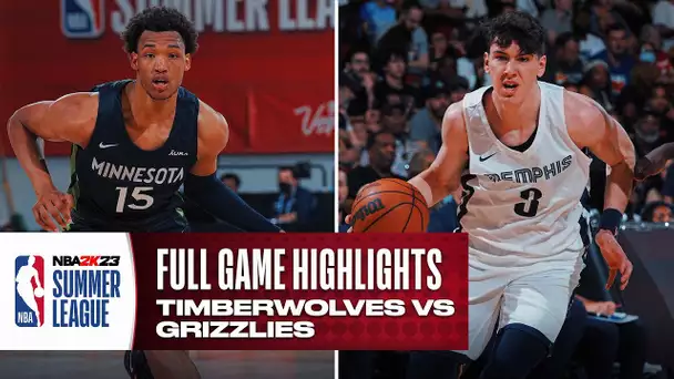 TIMBERWOLVES vs GRIZZLIES | NBA SUMMER LEAGUE | FULL GAME HIGHLIGHTS