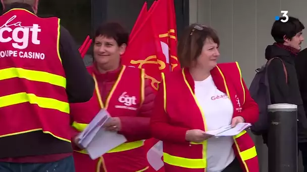 Fontaine-lès-Dijon : des employés de Géant Casino contre l’ouverture le dimanche