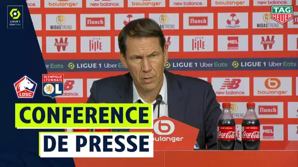 Conférence de presse LOSC LILLE - OLYMPIQUE LYONNAIS (1-1)  / 2020/2021