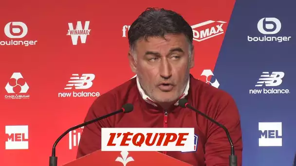 Galtier «Ce ne serait pas un échec de ne pas finir deuxièmes» - Foot - L1 - Losc