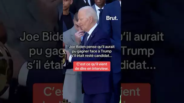 Joe Biden pense qu’il aurait pu gagner l’élection face à Donald Trump s’il était resté candidat.