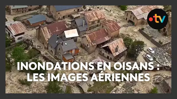 Oisans. Village dévasté, pont emporté, route coupée... Les images aériennes de La Bérarde