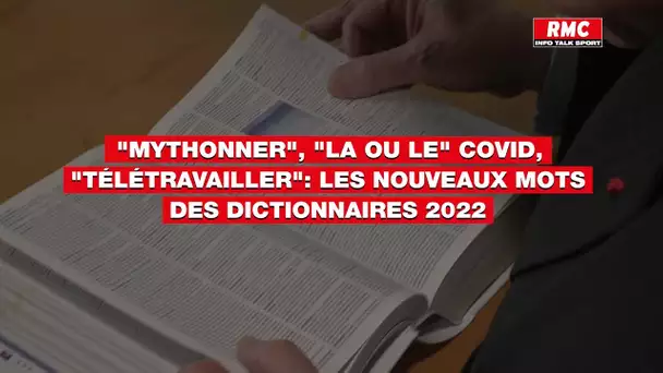 "Mythonner", "la ou le" Covid, "silencier": les nouveaux mots des dictionnaires 2022