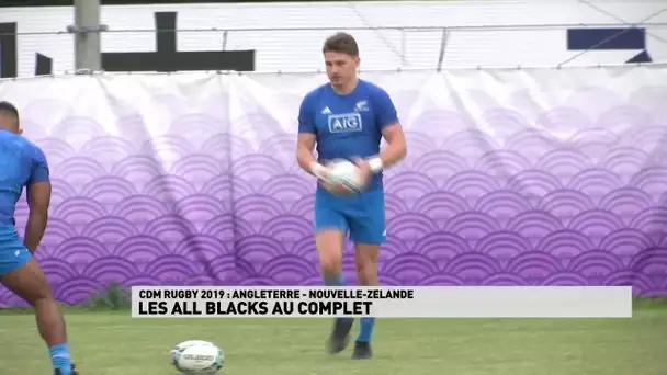 Les All Blacks au complet contre l'Angleterre